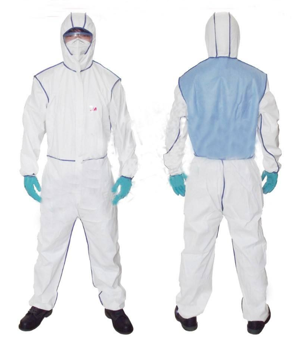 醫用工作服正反面展示